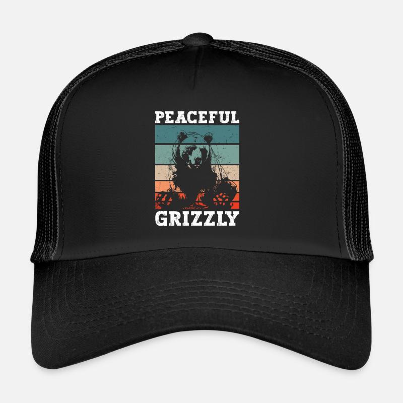 Grizzlybär Braunbär Bär Trucker Cap