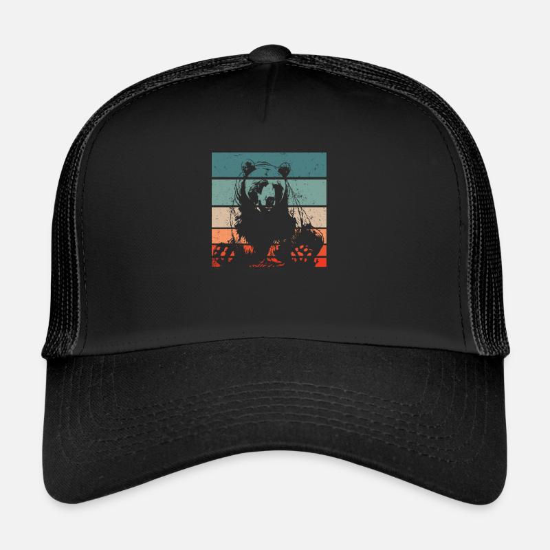 Grizzly Ours brun Ours brun Casquette trucker 