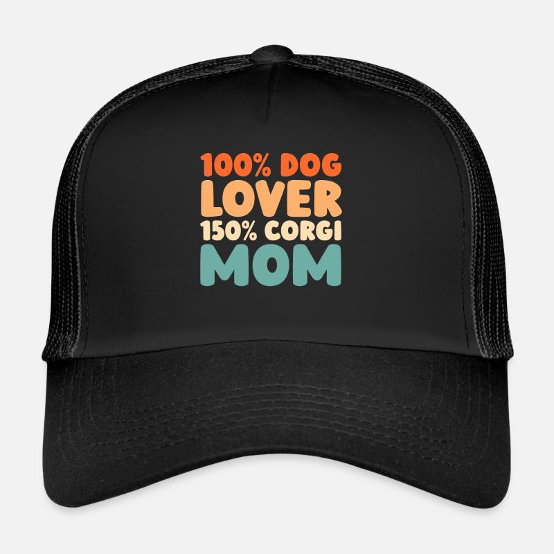 Corgi - Casquette trucker  - noir/noir