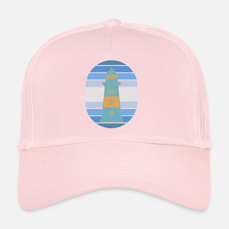 Lighthouse Signal Maritime Lighthouses Trucker Cap