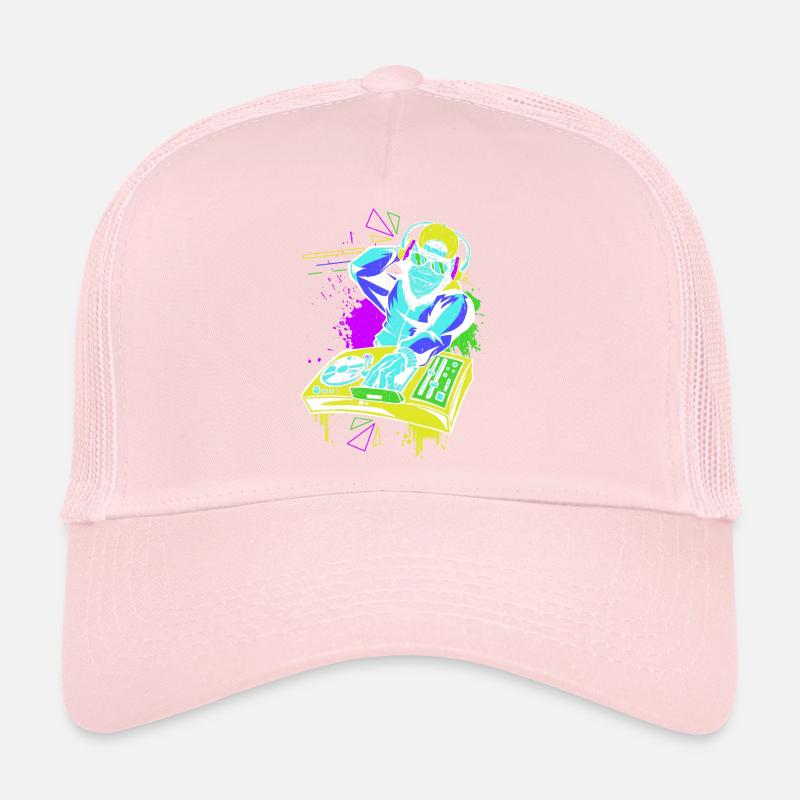 DJ Monkey Musique Party Fun Lunettes De Soleil Fun Dancing C Casquette trucker 