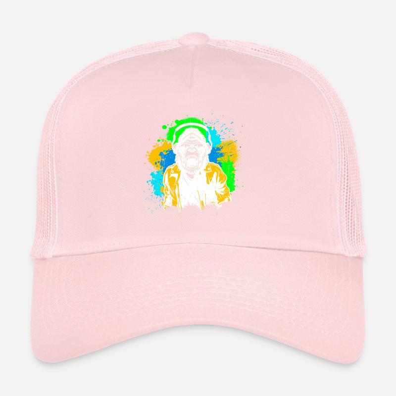 DJ Monkey Musique Party Fun Lunettes De Soleil Fun Dancing C Casquette trucker 
