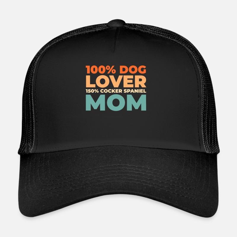 Cocker Épagneul Casquette trucker 