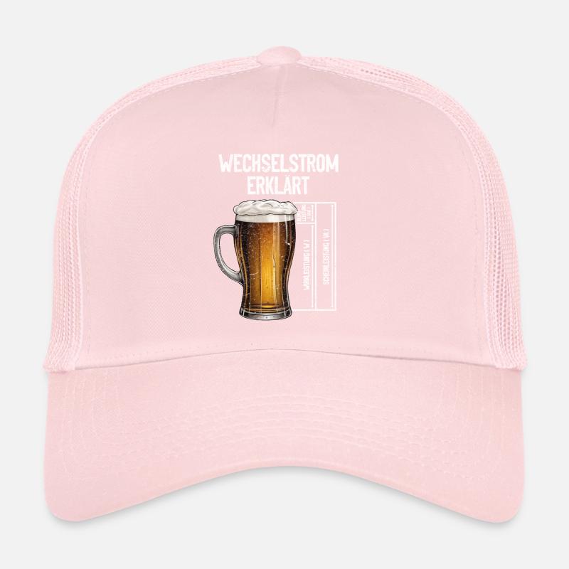 Wechselstrom erklärt Bier Elektriker Technik Trucker Cap