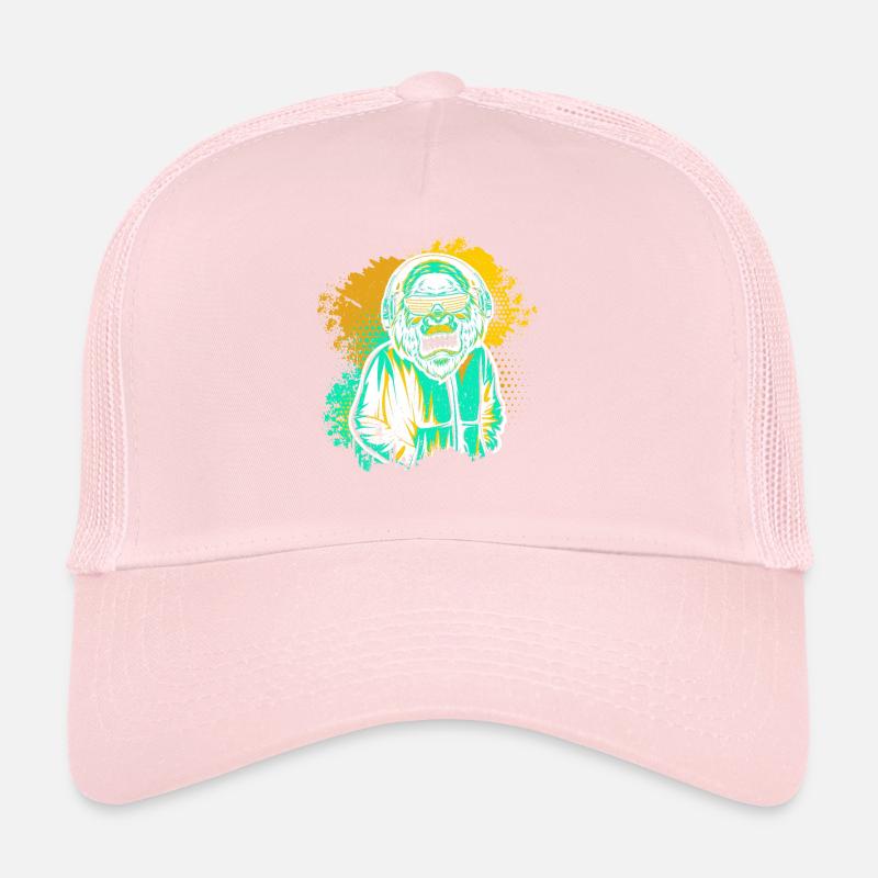 DJ Monkey Musique Party Fun Lunettes De Soleil Fun Dancing C Casquette trucker 