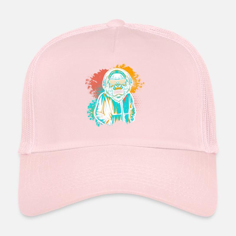 DJ Monkey Music Party Fun Lunettes De Soleil Monkey Headph Casquette trucker 