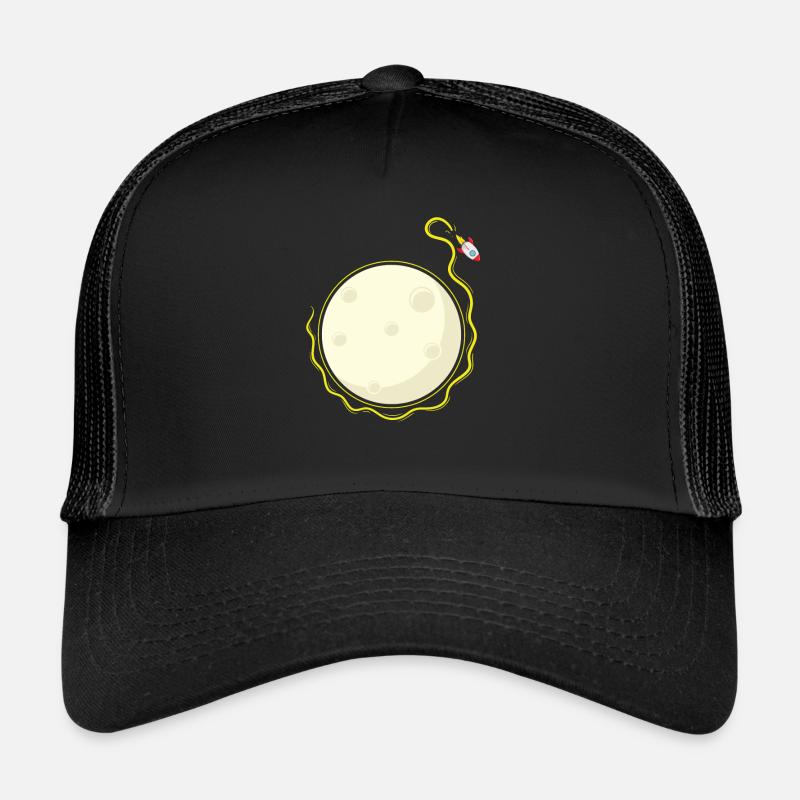 Rakete umkreist Mond Trucker Cap