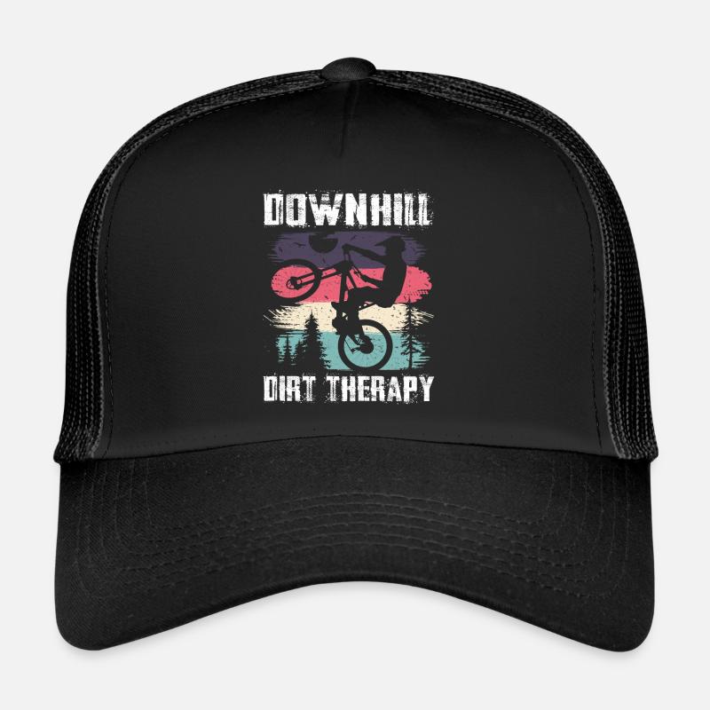 Vélo de montagne de descente Downhill Dirt Therapy Casquette trucker 