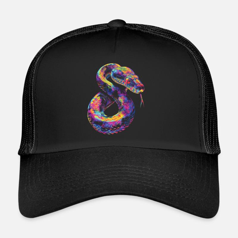 Kugelpython Schlange Pop Art Trucker Cap