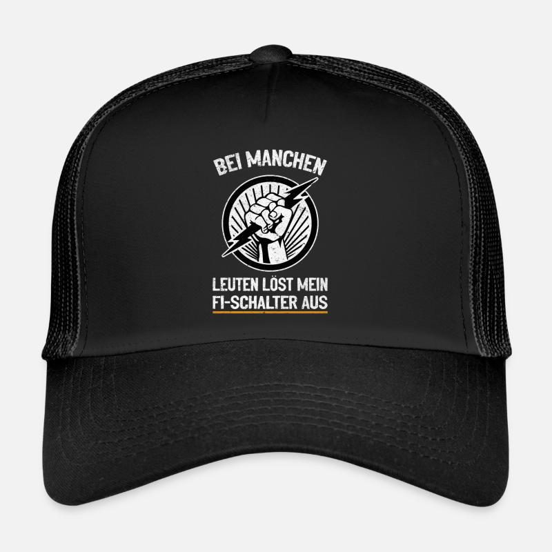 Mein FI-Schalter und ich Witz mit Spannung Trucker Cap