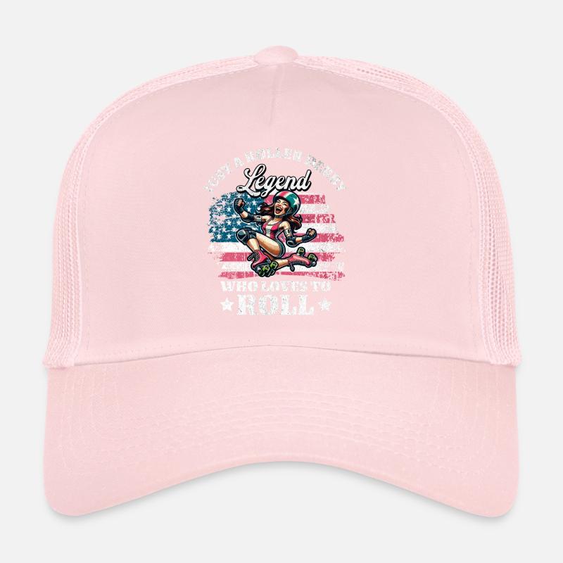 Joueur américain de roller derby Casquette trucker 