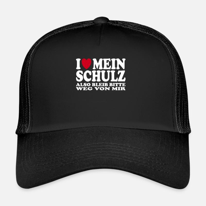 J’adore mon idée de cadeau Schulz Saying Casquette trucker 