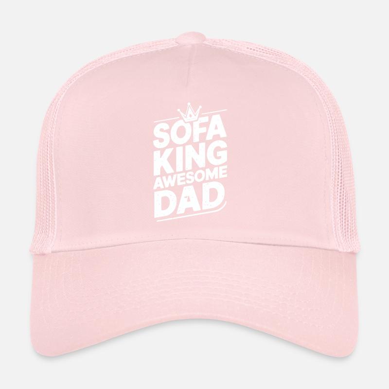 Sofa King Awesome Dad Trucker Cap
