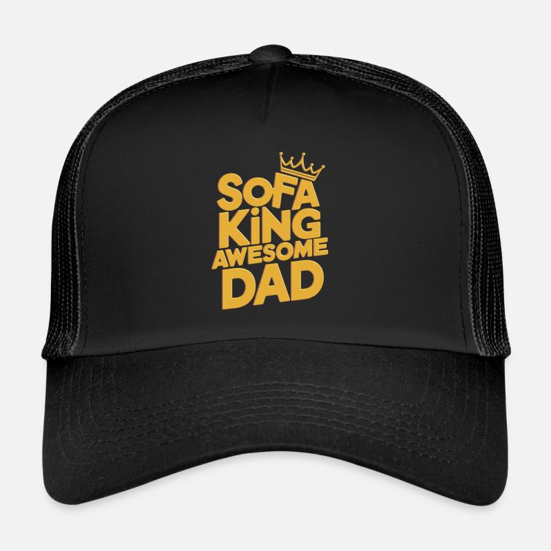 Sofa King Awesome Dad Trucker Cap