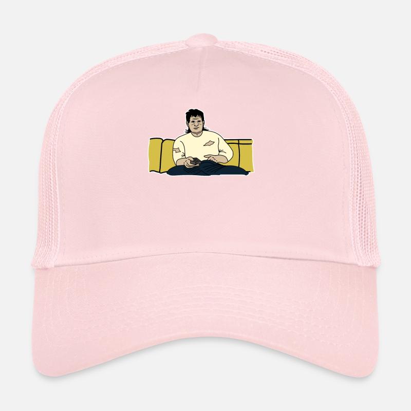 Lazy Couch TV Watching Trucker Cap
