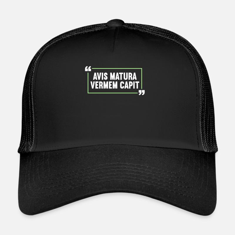 Latin Drôle de dicton latin Casquette trucker 