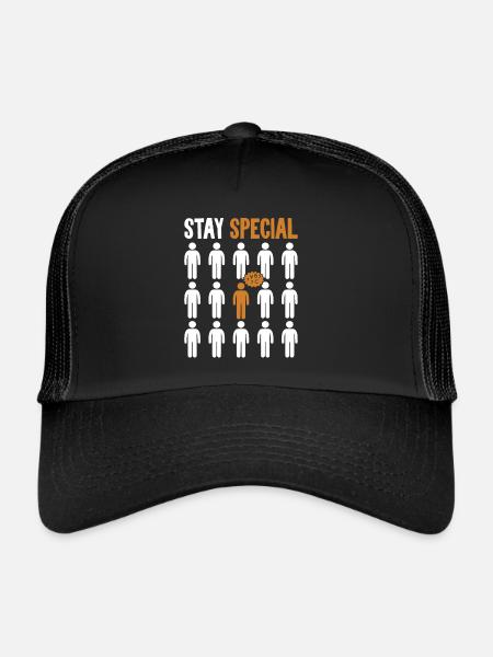 Séjour spécial Apraxie Dyslexie Articulation - Casquette trucker  - noir/noir - Devant
