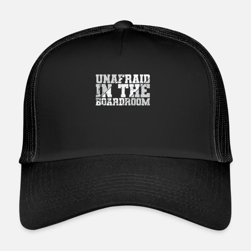 Sans peur dans la salle de conférence Casquette trucker 