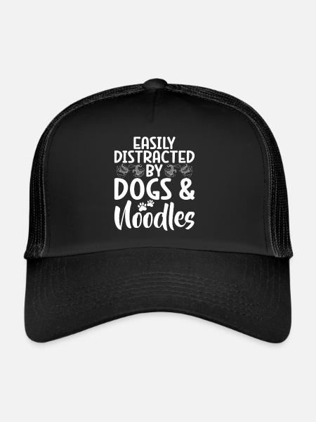 Noodle Lover Gifts - Trucker Cap - black/black - Front