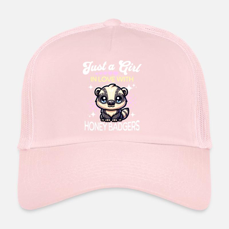 Honigdachs Mädchen Trucker Cap
