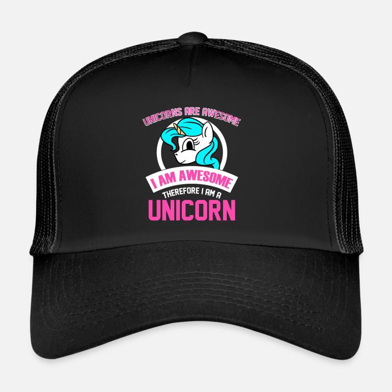 Einhörner sind großartig Ich bin großartig Ich bin Einhorn Spaß Trucker Cap