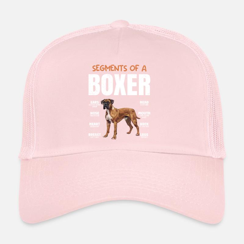 Boxer allemand COMPOSANTS D'UN BOXER Drôle Casquette trucker 