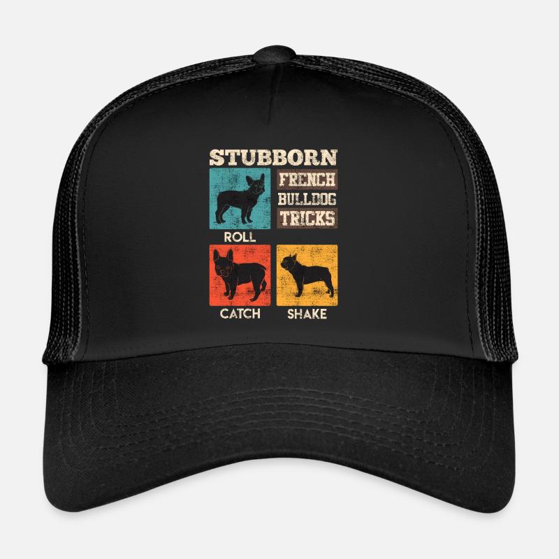 Frenchie TÊTE DES TRUCS DE BOULEDOGUE FRANÇAIS Drôle Casquette trucker 