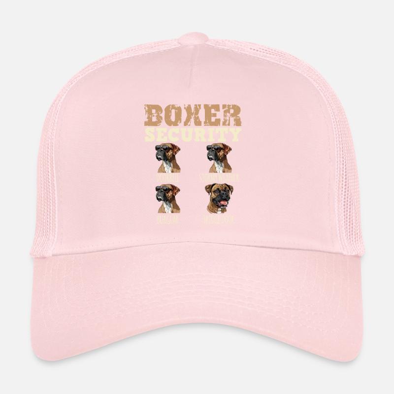 Deutscher Boxer Besitzer BOXER SECURITY Lustiges Trucker Cap