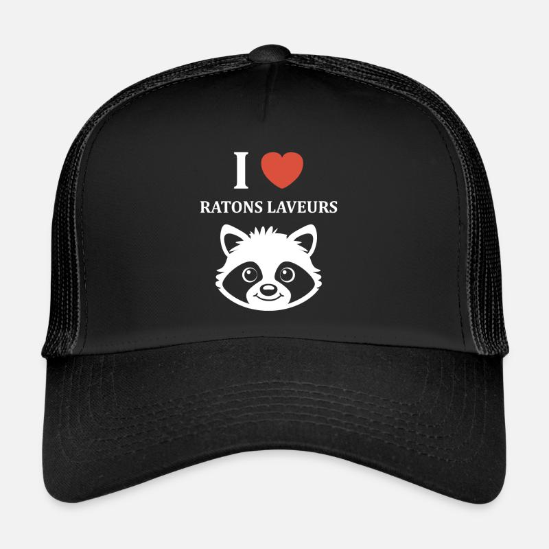 Humour Raton laveur Casquette trucker 