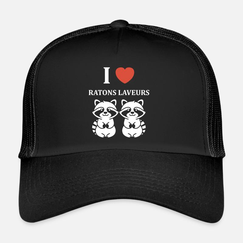 Humour Raton laveur Casquette trucker 