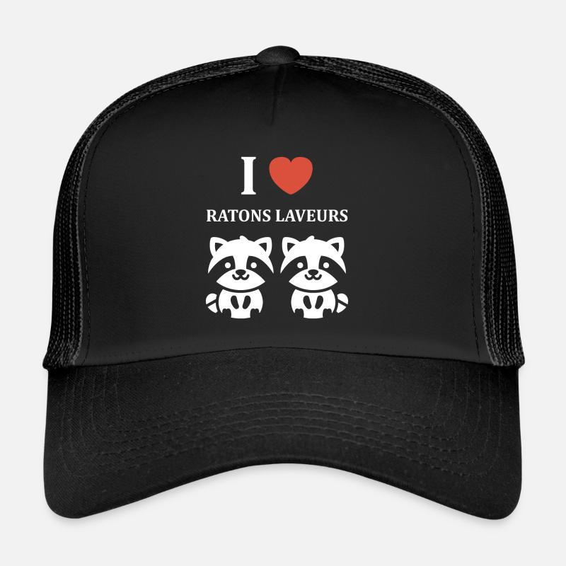 Humour Raton laveur Casquette trucker 