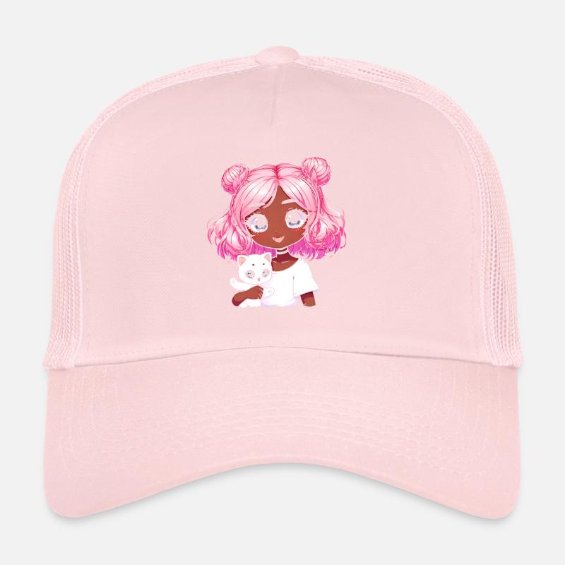 Anime Afro-américain Afro Anime Merch Stuff Casquette trucker 