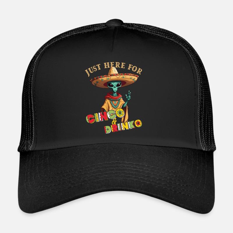 Fiesta Alien Spruch Mexikanischer Feiertag Trucker Cap