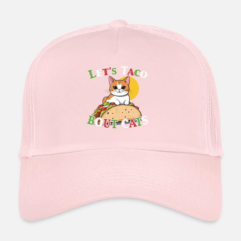 Drôle de chat taco Cinco De Mayo mexicain Casquette trucker 