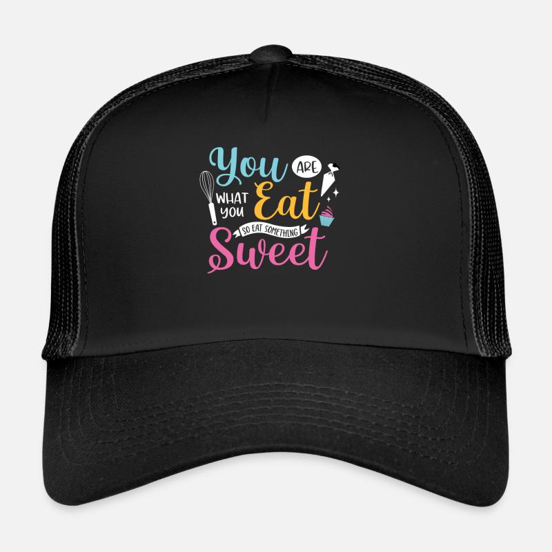 Baker Bakeries Baked Goods Baking Gift - Trucker Cap - black/black