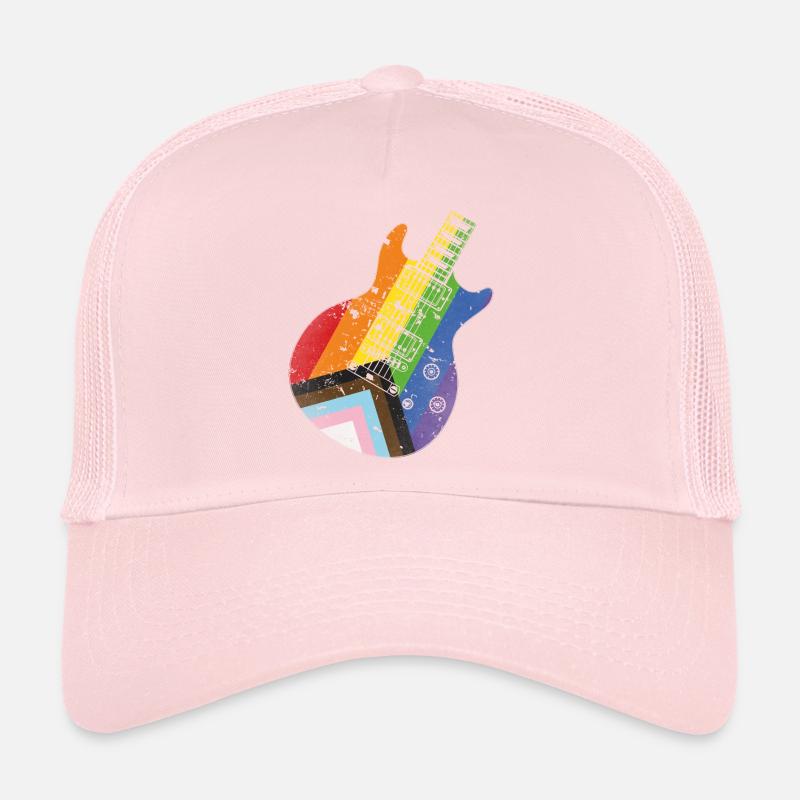 Guitare Pride Progress Flag Casquette trucker 
