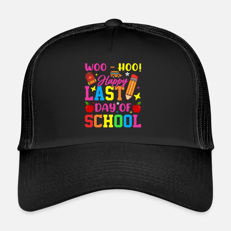 Dernier jour d’école Remise des diplômes Vacances d’été Elèves Casquette trucker 