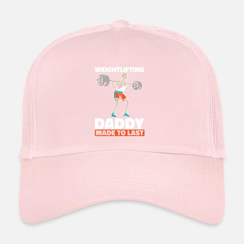 Weightlifting Weightlifting Skeleton Trucker Cap