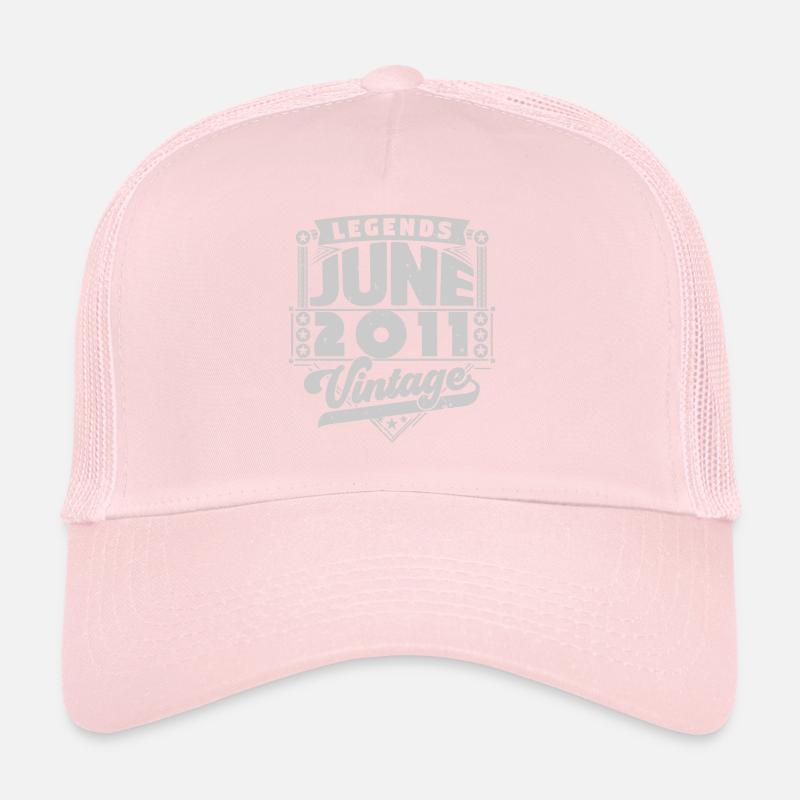 Vintage Gift Birthday June 2011, June 2011. Trucker Cap