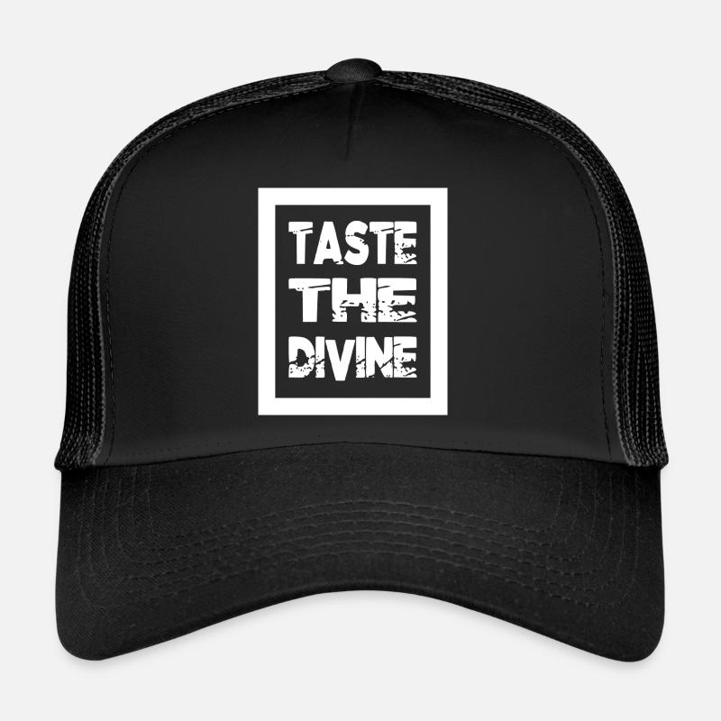 Déclaration Bonheur culinaire Citations Bonheur gastronomique Casquette trucker 