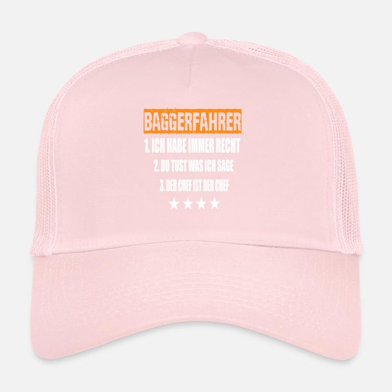 Excavator Operator Trucker Cap