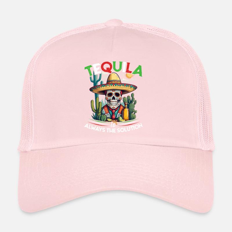 Drôle de Tequila Dicton Cinco De Mayo Mexique Casquette trucker 
