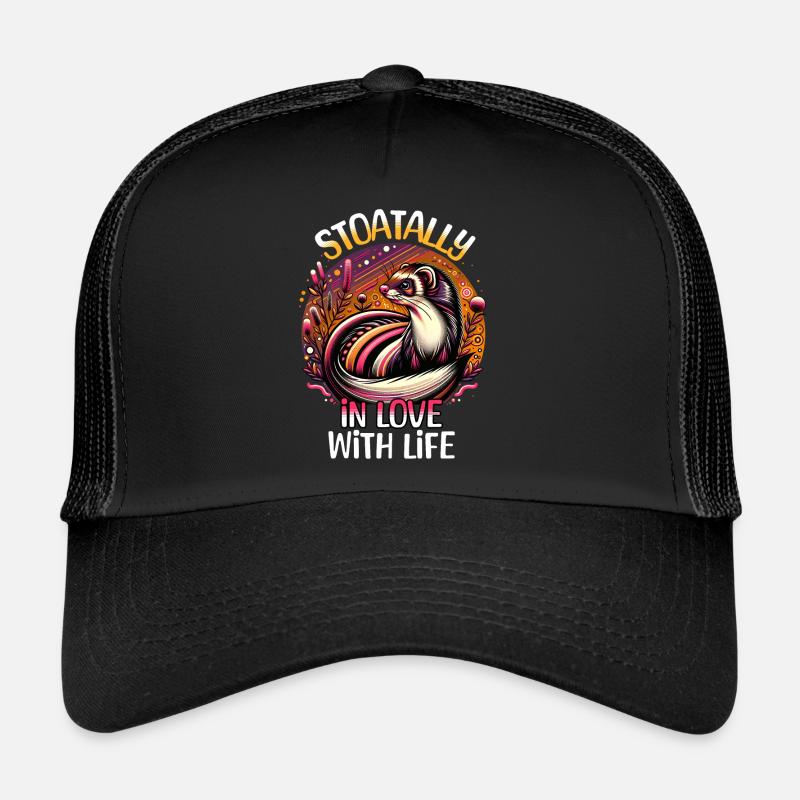 Dictons amusants d’hermine Casquette trucker 