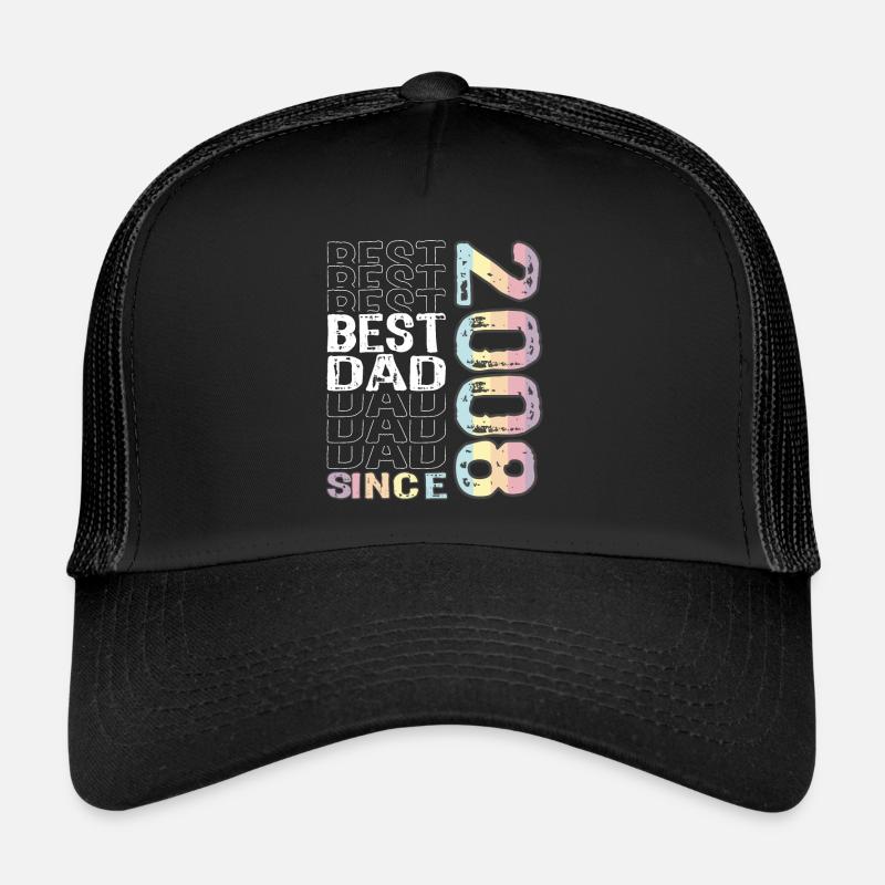 Bester Papa der Welt seit 2008 Vatertag Trucker Cap