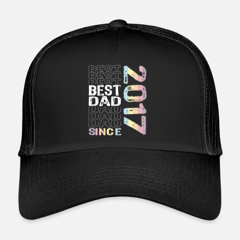 Bester Papa der Welt seit 2017 Vatertag Trucker Cap