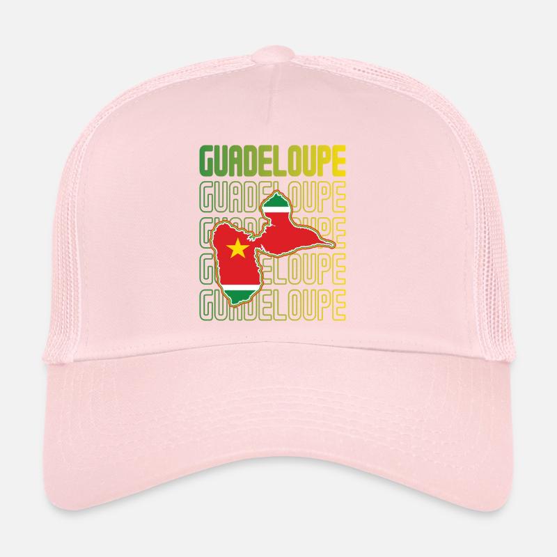 idee cadeau design drapeau de la guadeloupe Casquette trucker 