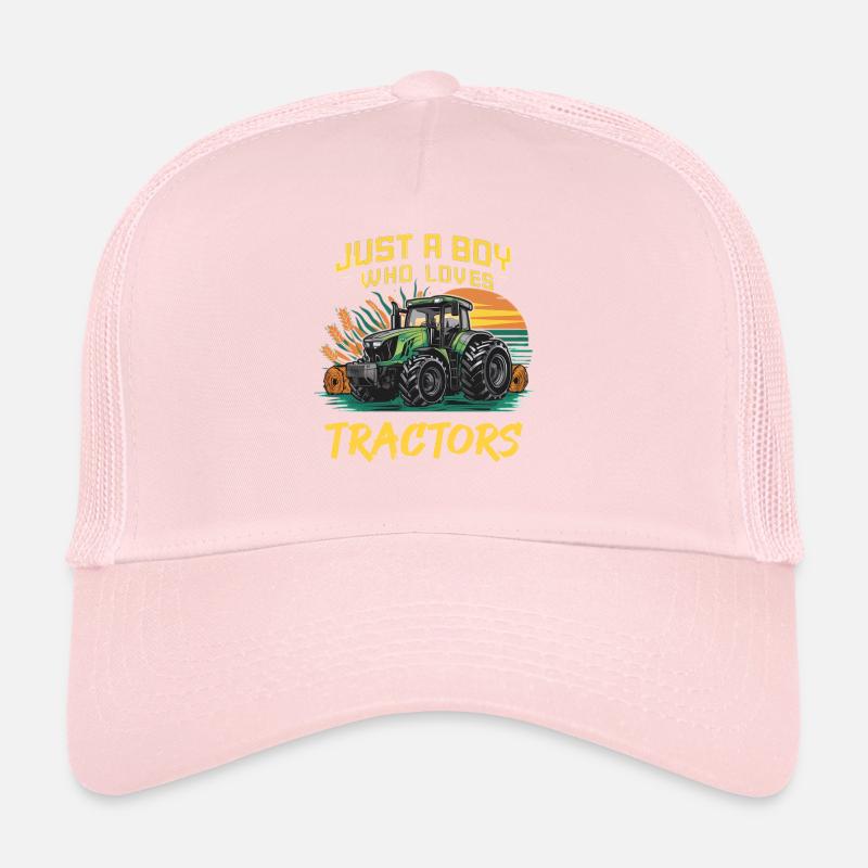 Juste un garçon qui aime les tracteurs Casquette trucker 