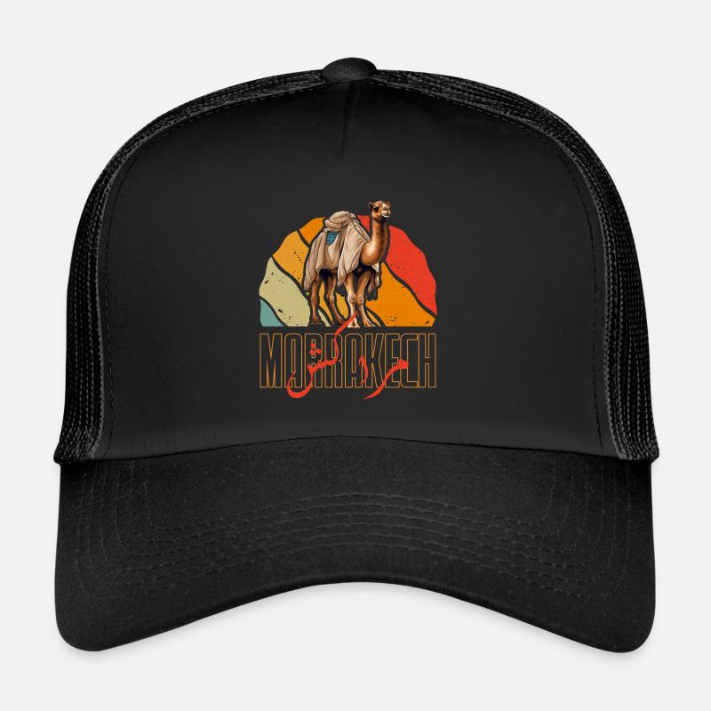 Marrakech Soleil Chameau Casquette trucker 