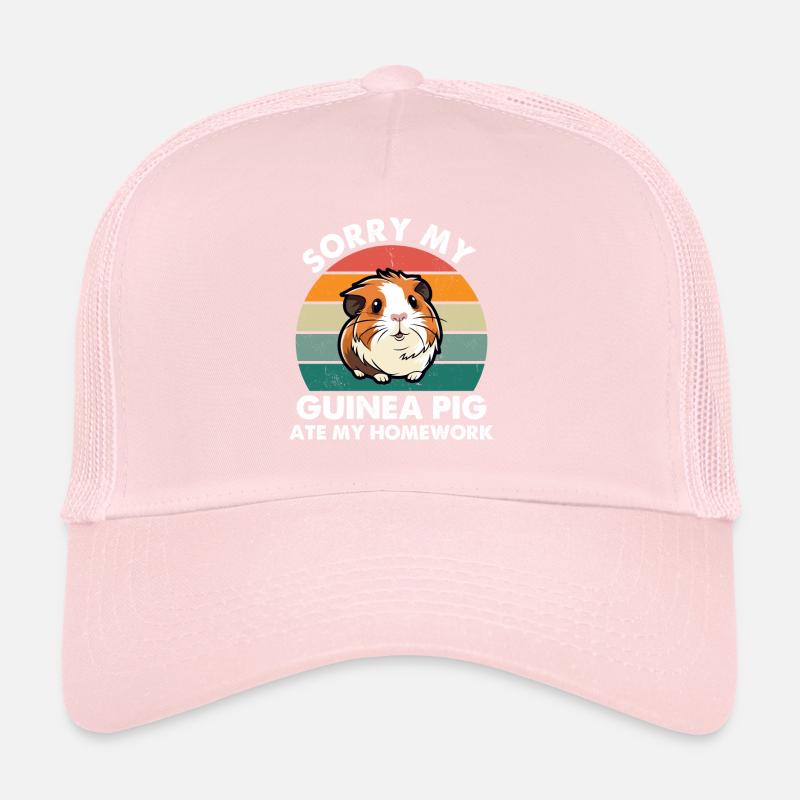 Désolé, mon cochon d’Inde a mangé mes devoirs Casquette trucker 