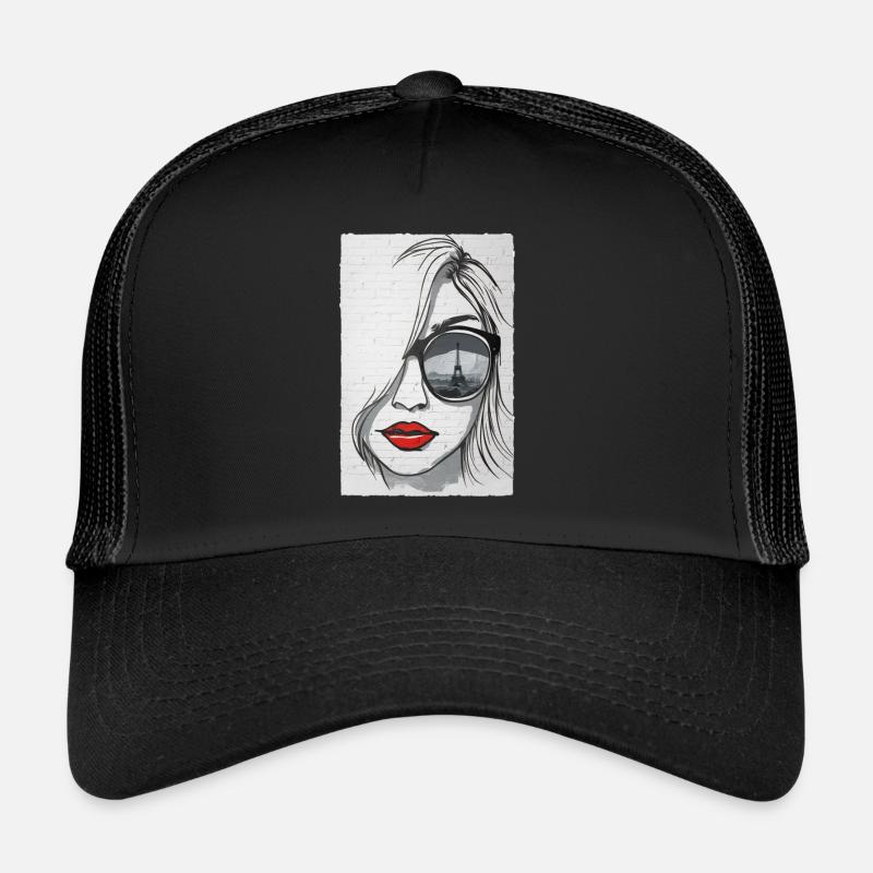Graffeuse à Paris - Tour Eiffel Casquette trucker 